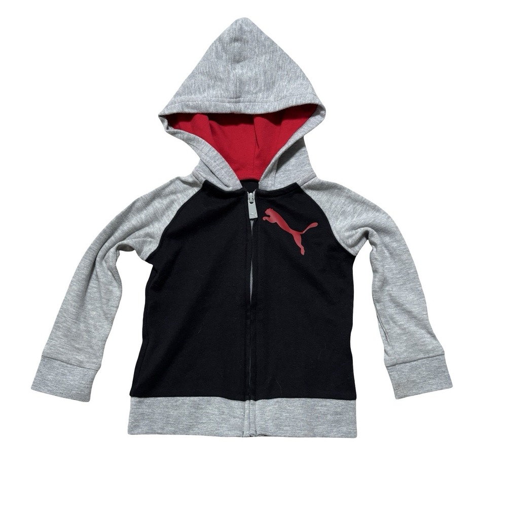 PUMA Toddler Infant Zip Up Hoodie Size Unknown Measures 11 x 13